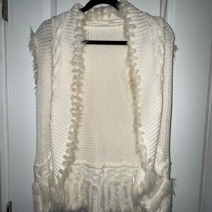 Lilly Pulitzer cream colored vest. Size Medium.